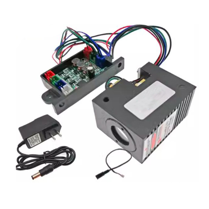 445/520/638nm 500mW RGB Synthetic White Laser Mdoule TTL Modulation 15mm Thick Beam Laser - Click Image to Close